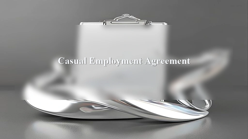 Photograph representing Casual Employment Agreement
