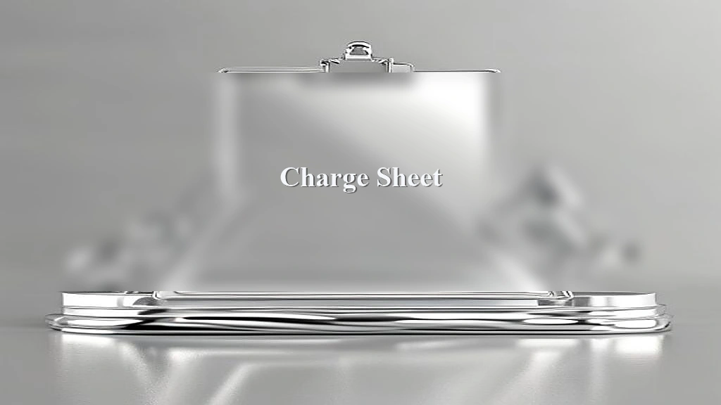 Photograph representing Charge Sheet