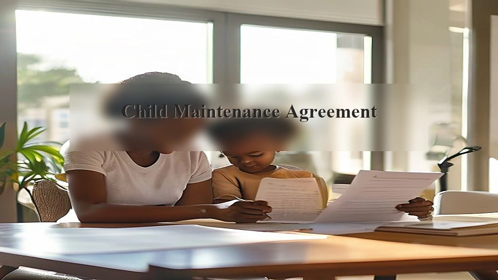 Photograph representing Child Maintenance Agreement