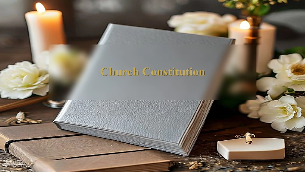 Photograph representing Church Constitution