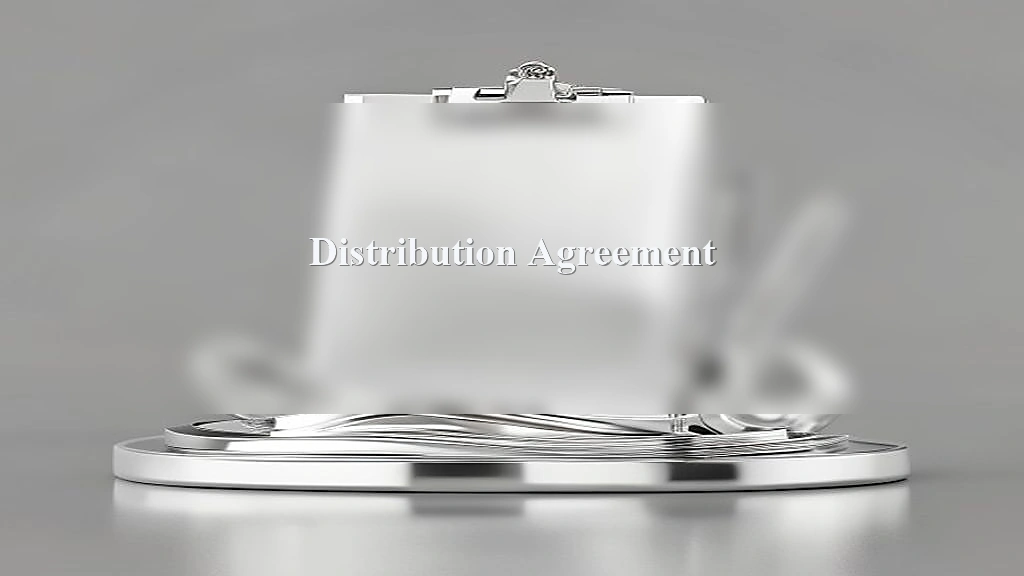 Photograph representing Distribution Agreement
