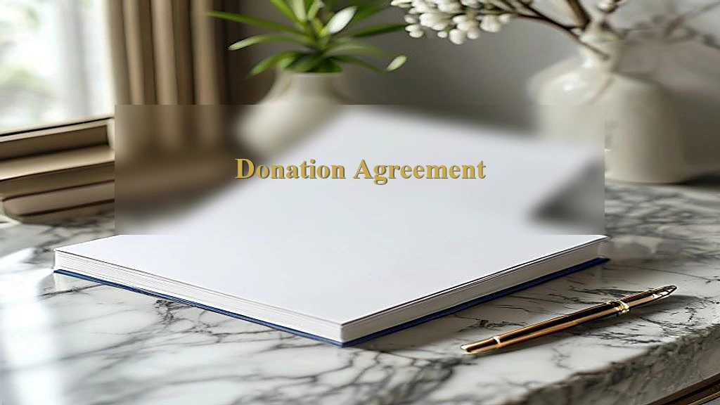Photograph representing Donation Agreement