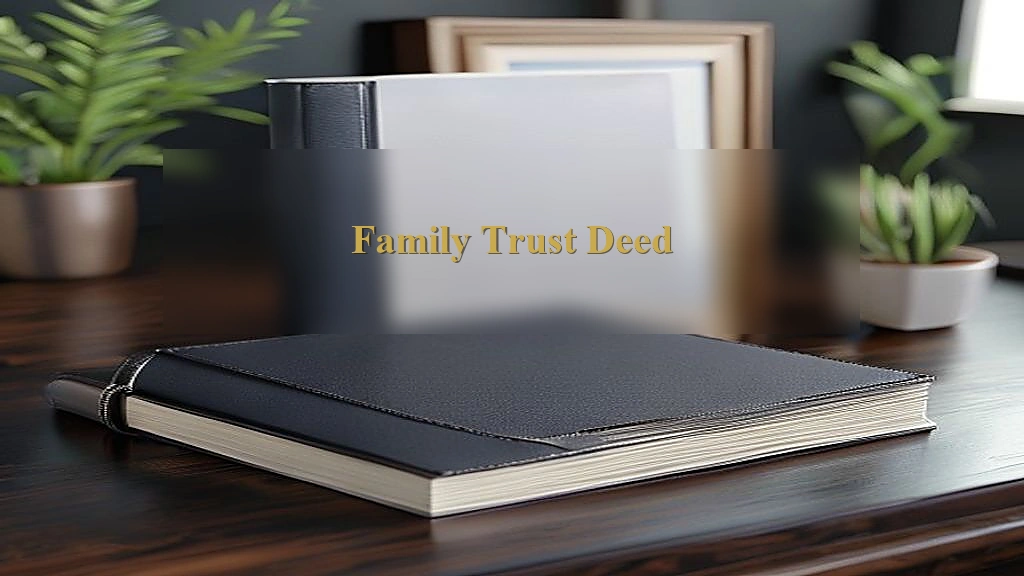 Photograph representing Family Trust Deed
