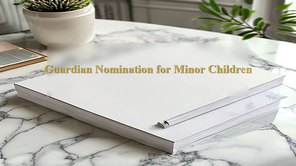 Photograph representing Guardian Nomination for Minor Children