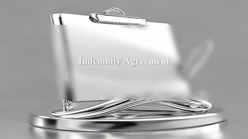 Photograph representing Indemnity Agreement