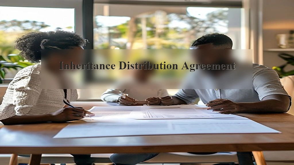 Photograph representing Inheritance Distribution Agreement