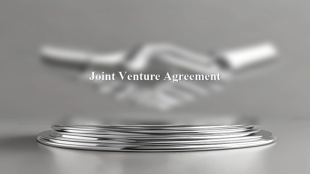Photograph representing Joint Venture Agreement