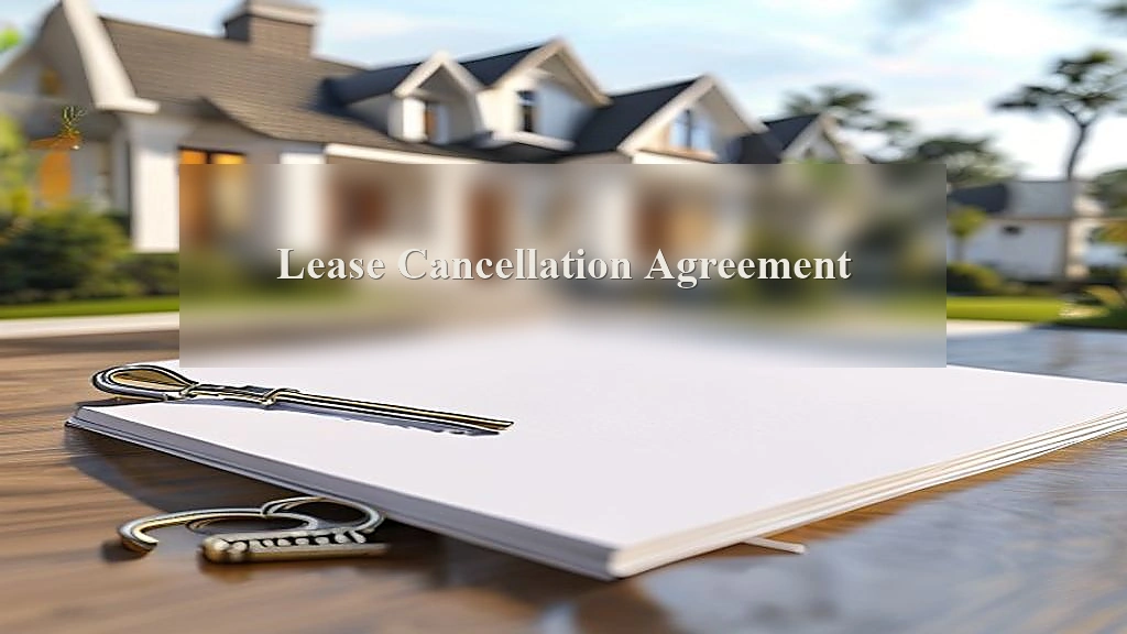 Photograph representing Lease Cancellation Agreement