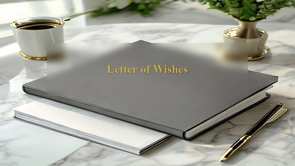 Photograph representing Letter of Wishes