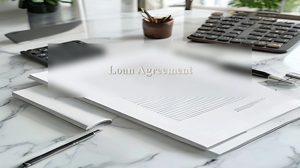 Photograph representing Loan Agreement