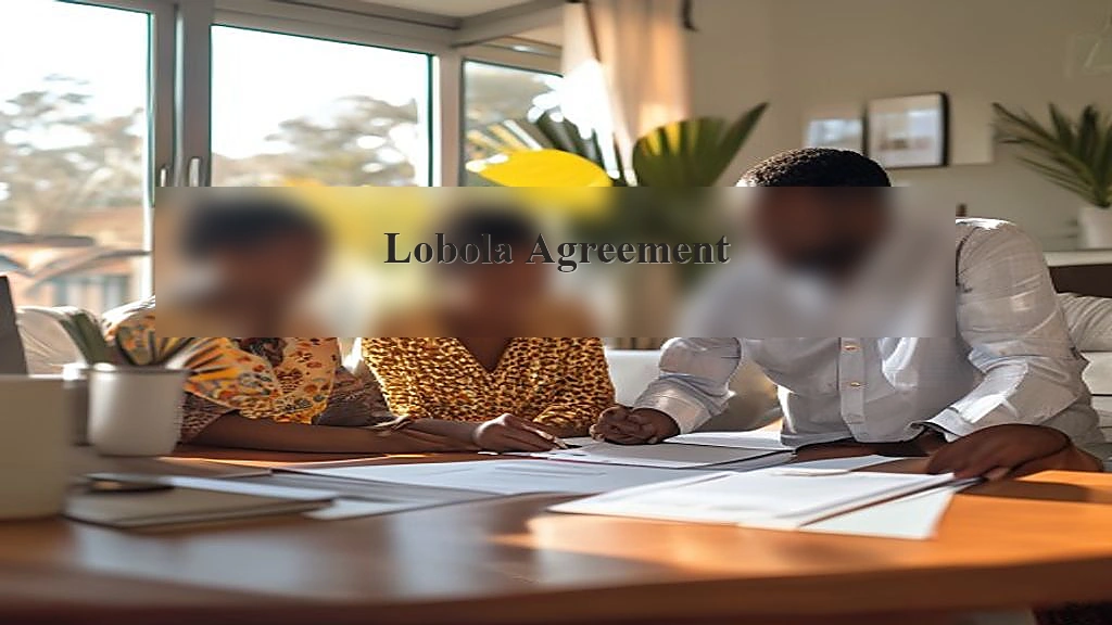 Photograph representing Lobola Agreement