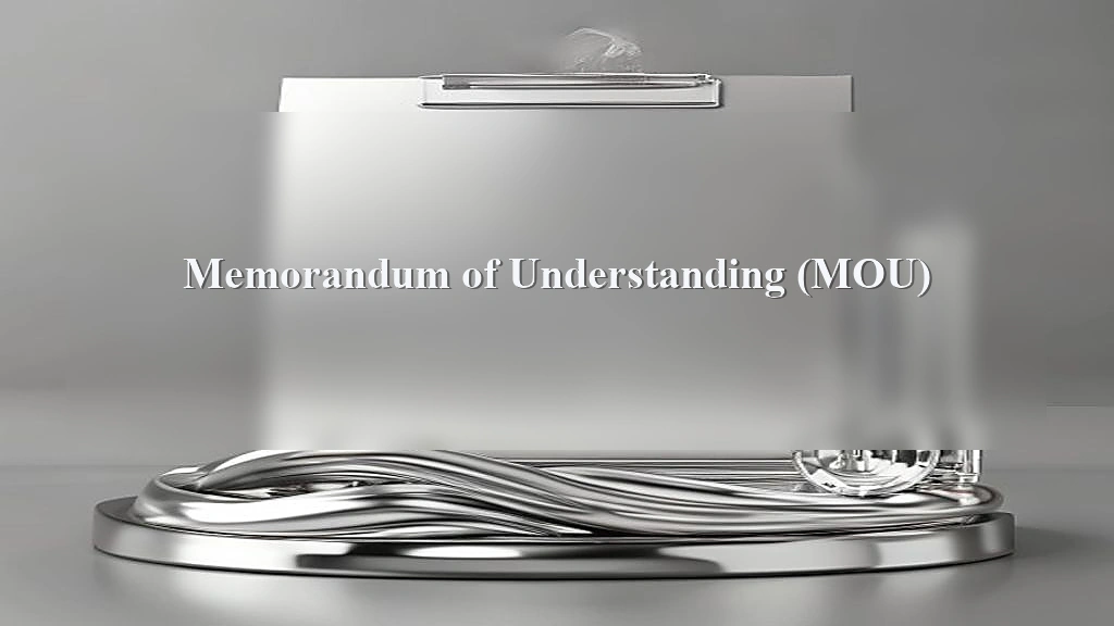 Photograph representing Memorandum of Understanding (MOU)