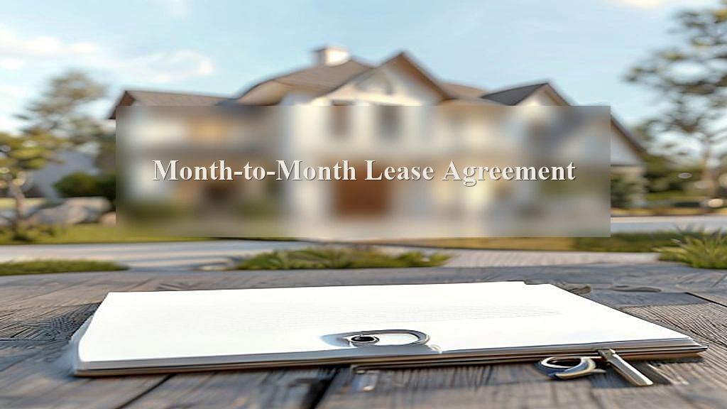 Photograph representing Month-to-Month Lease Agreement
