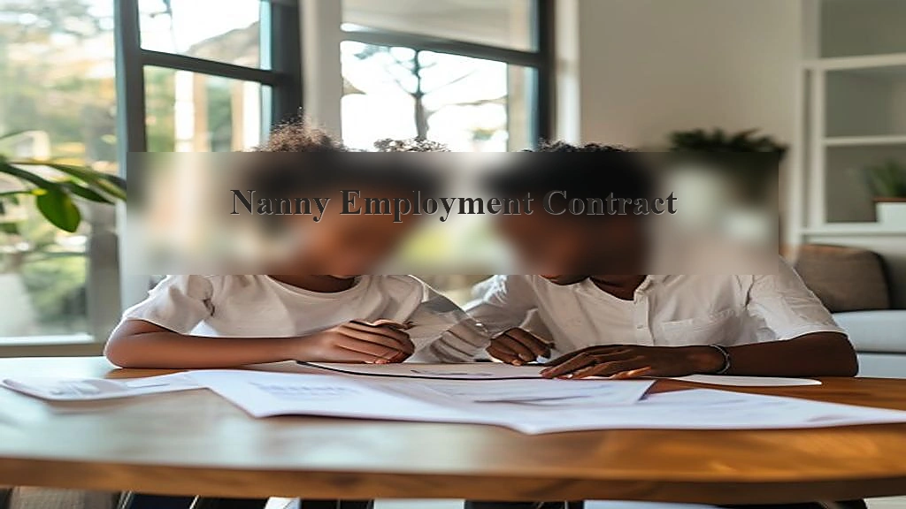 Photograph representing Nanny Employment Contract