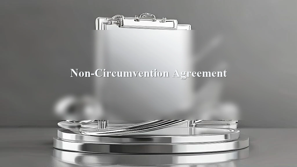 Photograph representing Non-Circumvention Agreement