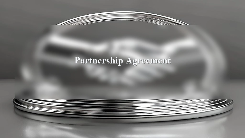 Photograph representing Partnership Agreement