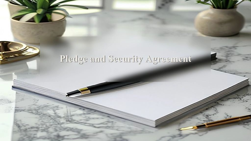 Photograph representing Pledge and Security Agreement