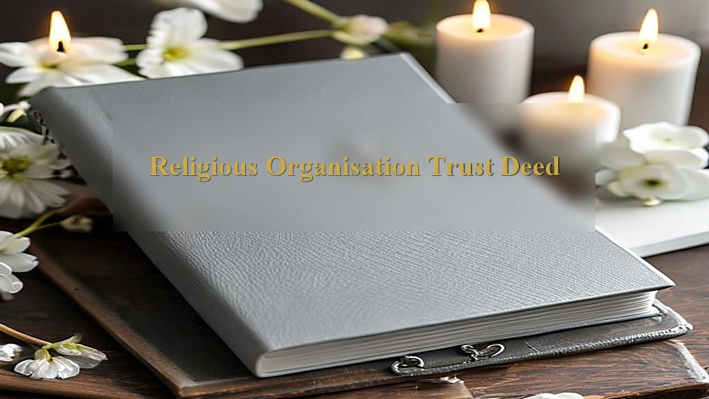 Photograph representing Religious Organisation Trust Deed