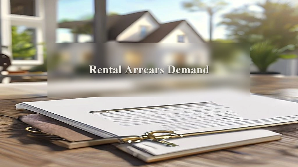 Photograph representing Rental Arrears Demand