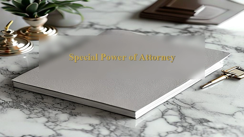 Photograph representing Special Power of Attorney