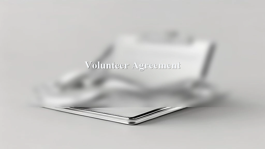 Photograph representing Volunteer Agreement